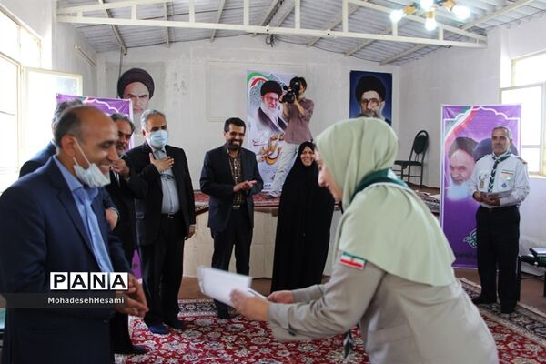 بازدیدمسئولان اداره‌کل آموزش و پرورش استان  از اردوی سازمان دانش آموزی