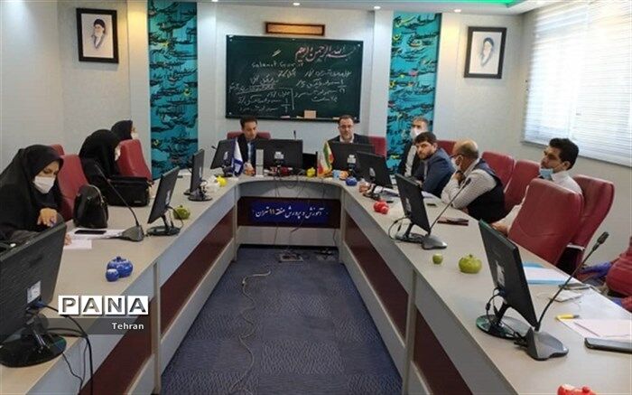 آمادگی  حوزه های امتحانات نهایی منطقه 11 جهت برگزاری امتحانات با رعایت پروتکل های بهداشتی
