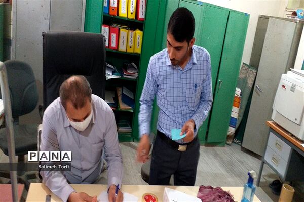 بازدید ازحوزه‌های امتحانی جهت آماده سازی و برگزاری امتحانات نهایی دوازدهم درشهرستان حمیدیه