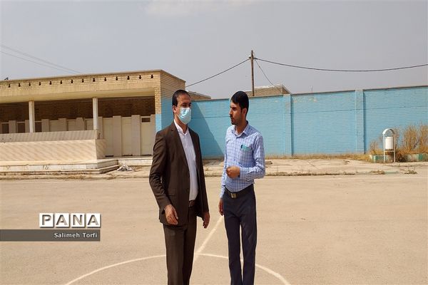 بازدید ازحوزه‌های امتحانی جهت آماده سازی و برگزاری امتحانات نهایی دوازدهم درشهرستان حمیدیه