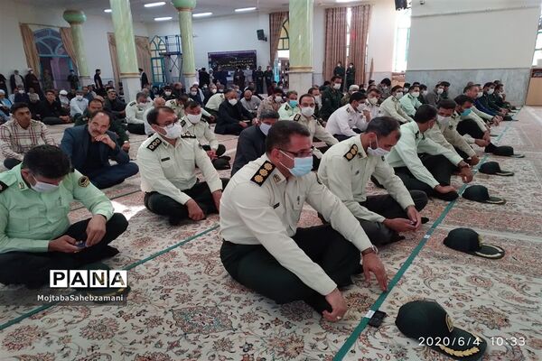 مراسم یادبود ارتحال امام خمینی ( ره ) و 15 خرداددر مسجد جامع شهرستان کاشمر