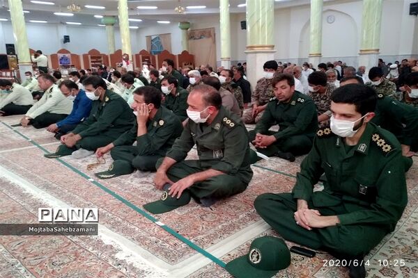 مراسم یادبود ارتحال امام خمینی ( ره ) و 15 خرداددر مسجد جامع شهرستان کاشمر