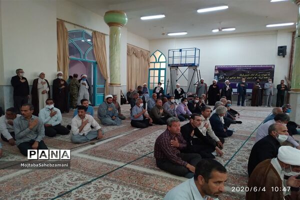مراسم یادبود ارتحال امام خمینی ( ره ) و 15 خرداددر مسجد جامع شهرستان کاشمر