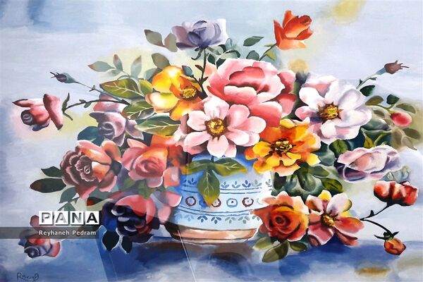 نمایشگاه مجازی نقاشی دانش‌آموزان برتر استان فارس