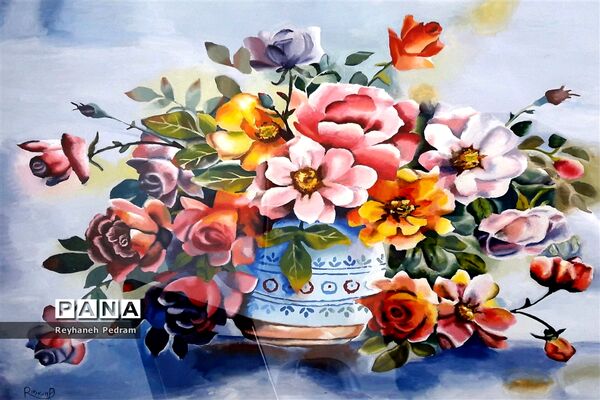 نمایشگاه مجازی نقاشی دانش‌آموزان برتر استان فارس