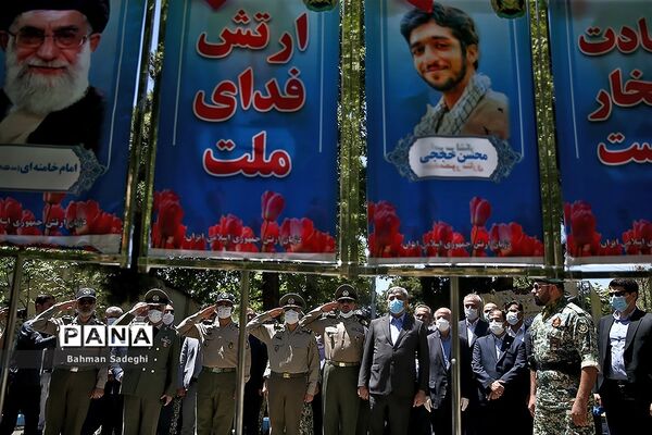 آیین آغاز عملیات احداث بوستان ارتش و تبدیل پادگان ۰۶ به فضای سبز