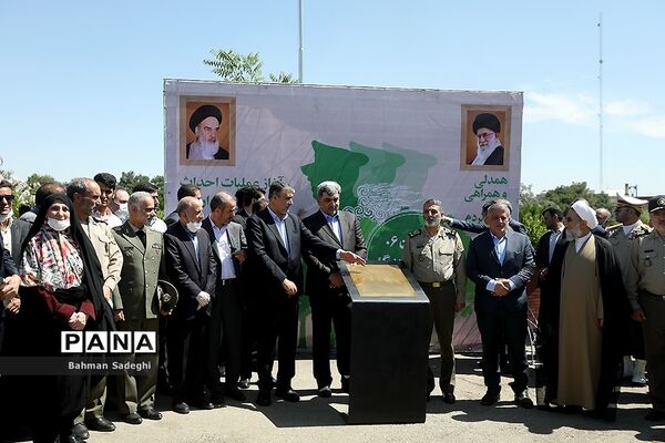 آیین آغاز عملیات احداث بوستان ارتش و تبدیل پادگان ۰۶ به فضای سبز