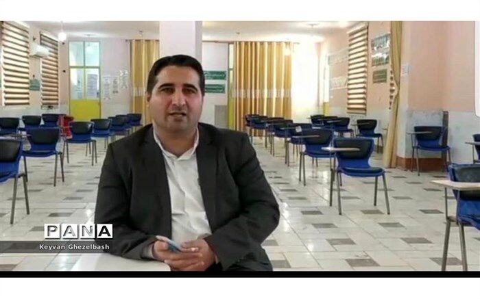بازدید مدیر آموزش و پرورش شهرستان امیدیه از روند برگزاری امتحانات نهایی