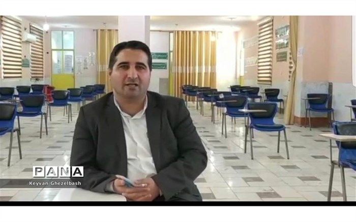 بازدید مدیر آموزش و پرورش شهرستان امیدیه از روند برگزاری امتحانات نهایی