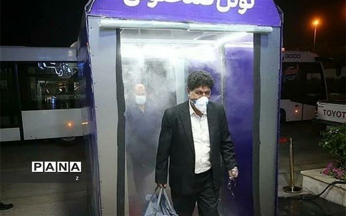 ساخت تونل ضد عفونی کننده هوشمند در کرمان