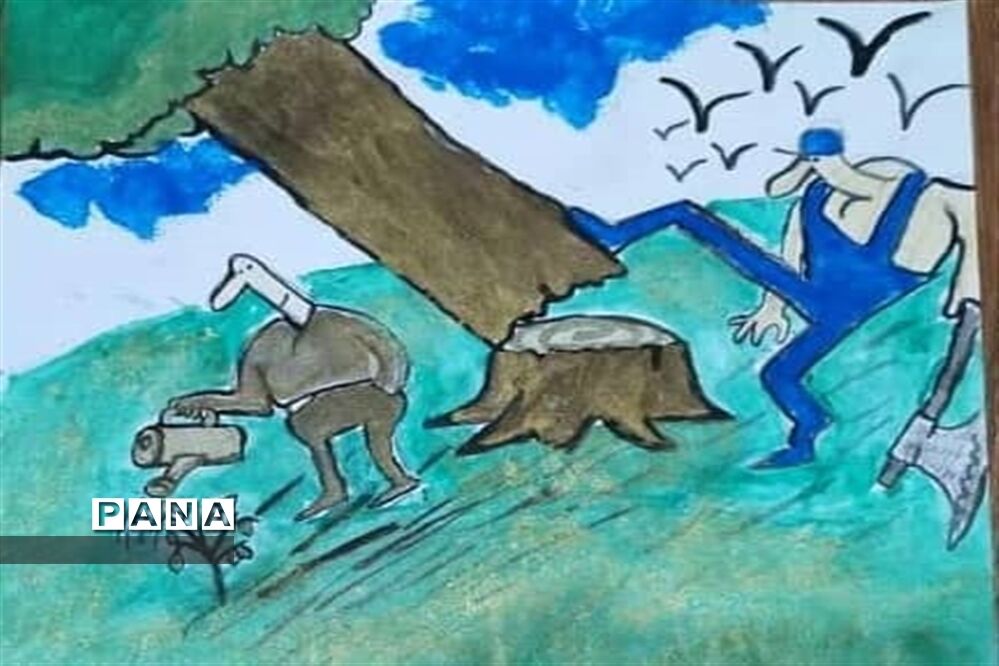 فراخوان نقاشی با( محوریت محیط زیست) در شهرستان امیدیه