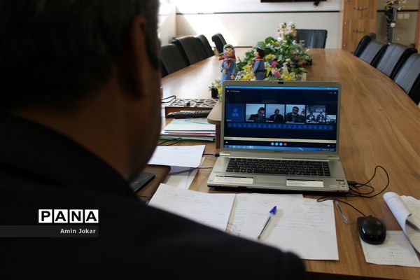 برگزاری جلسه ویدئو کنفرانس مدیران سازمان دانش‌آموزی کشور  پیرامون محتوای آموزشی  و شبکه آموزشی شاد