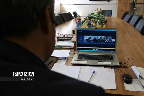 برگزاری جلسه ویدئو کنفرانس مدیران سازمان دانش‌آموزی کشور  پیرامون محتوای آموزشی  و شبکه آموزشی شاد