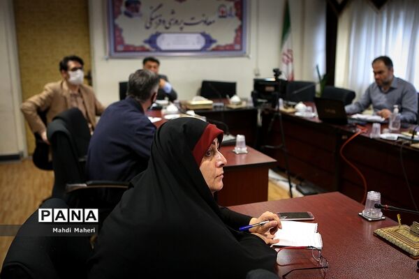 جلسه ویدیو کنفراس قائم‌مقام سازمان دانش آموزی با مدیران سازمان دانش آموزی استان های کشور