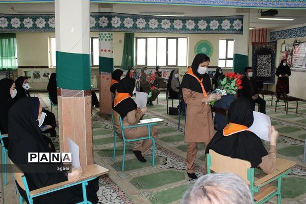 برگزاری آیین سپاس معلم درآموزشگاه متوسطه دوره اول سبلان ناحیه یک اردبیل