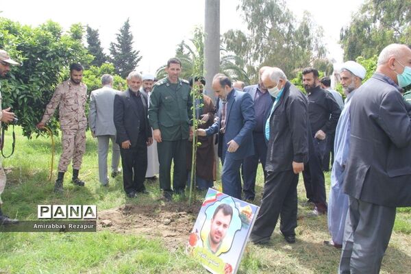 کاشت نهال به نیابت شهدای خان‌طومان در محمودآباد