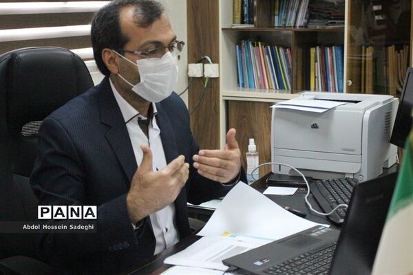 نشست ویدئو کنفرانس نمایندگان مجلس و مجامع دانش‌آموزی با معاون آموزش متوسطه آموزش و پرورش استان بوشهر