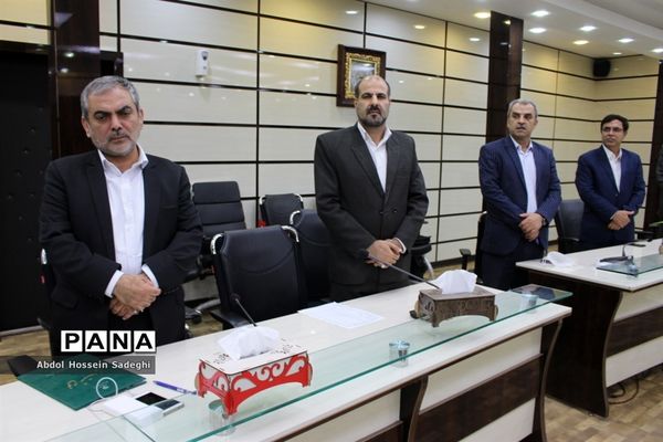 مراسم معارفه و تکریم معاون پرورشی و فرهنگی آموزش و پرورش استان بوشهر