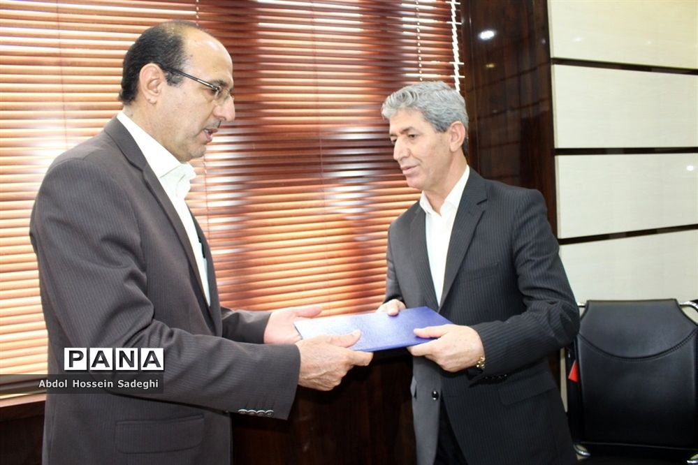 مراسم معارفه و تکریم معاون پرورشی و فرهنگی آموزش و پرورش استان بوشهر
