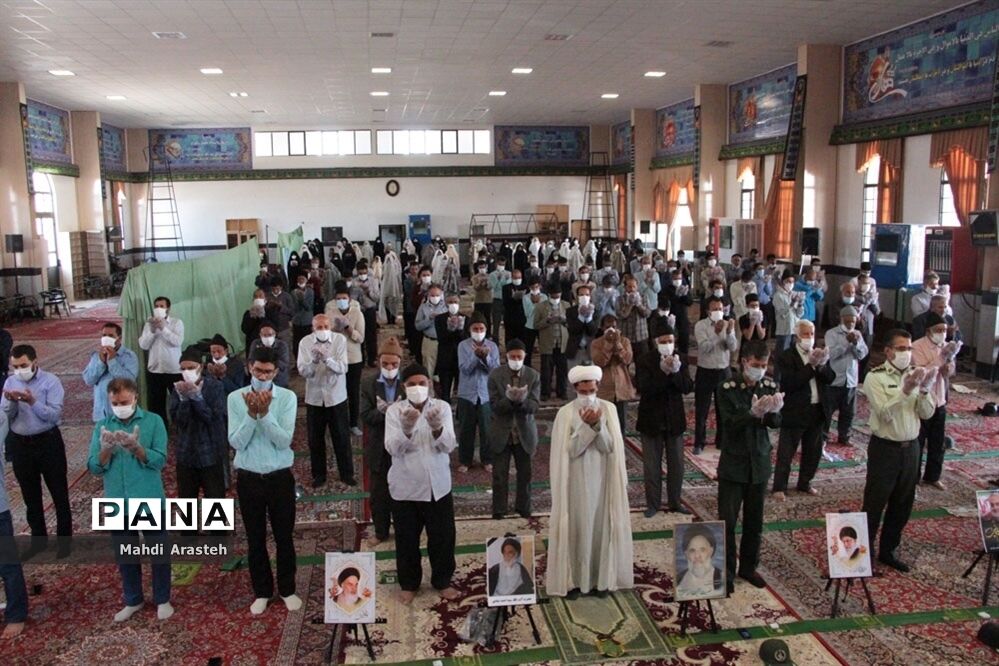 اقامه اولین نماز جمعه سال ۱۳۹۹ شهرستان خوسف استان خراسان جنوبی