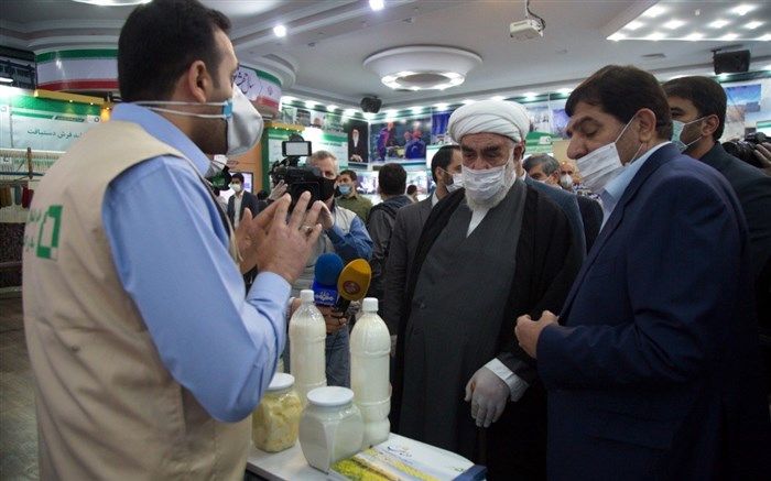 آغاز به کار نمایشگاه تخصصی جهش تولید و دستاوردهای مقابله با کرونا