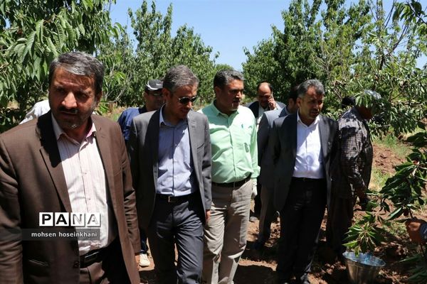 بازدید مدیرکل آموزش و پرورش قزوین از هنرستان کشاورزی فدک