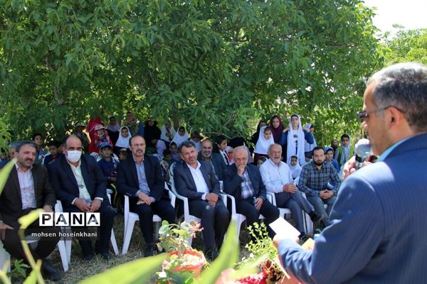 آیین کلنگ‌زنی دبستان برادران گرامی پور قزوین