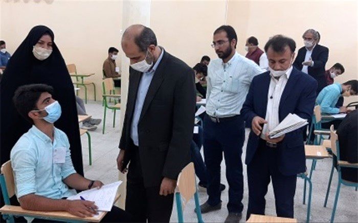 از حوزه های امتحانی آموزش و پرورش منطقه آب پخش بازدید به عمل آمد