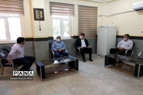 بازدید رئیس اداره ارزیابی عملکرد آموزش و پرورش استان بوشهر از شهرستان دشتی