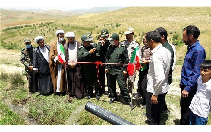 ۲ طرح محرومیت‌زدایی سپاه در تکاب به‌بهره‌برداری رسید