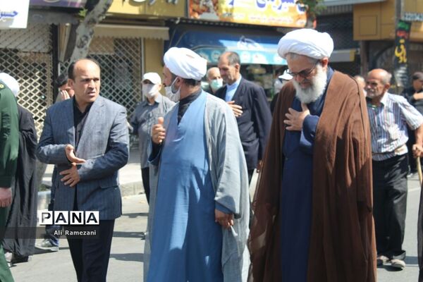 دسته‌روی به مناسبت شهادت امام صادق (ع) در قائم‌شهر
