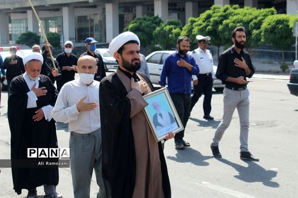 دسته‌روی به مناسبت شهادت امام صادق (ع) در قائم‌شهر