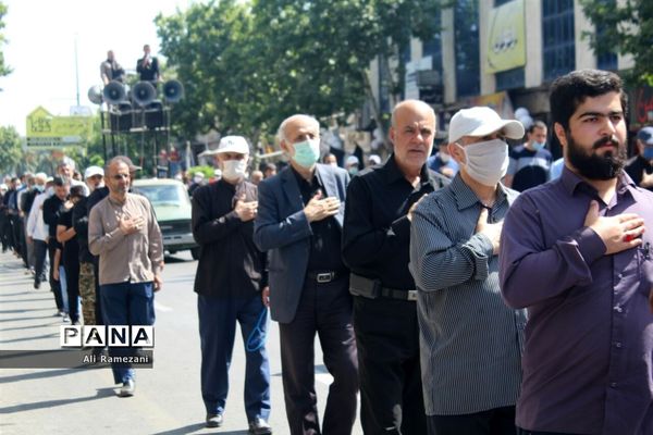 دسته‌روی به مناسبت شهادت امام صادق (ع) در قائم‌شهر