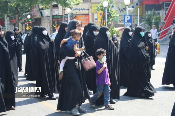 دسته‌روی به مناسبت شهادت امام صادق (ع) در قائم‌شهر