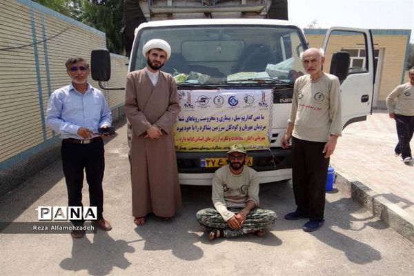 گروه جهادی ایثارگران بدون مرز استان بوشهر در بشاگرد روستای شمسون
