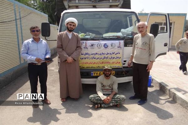 گروه جهادی ایثارگران بدون مرز استان بوشهر در بشاگرد روستای شمسون