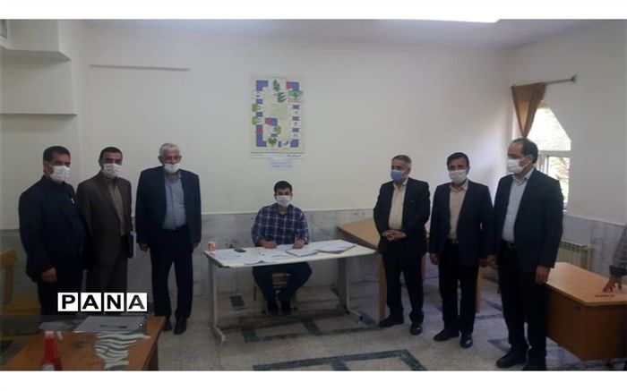 بازدید مدیرکل آموزش و پرورش خراسان شمالی از حوزه های تصحیح امتحانات نهایی