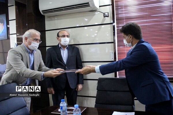 نشست مدیرکل بهزیستی استان بوشهربا مدیرکل آموزش و پرورش استان