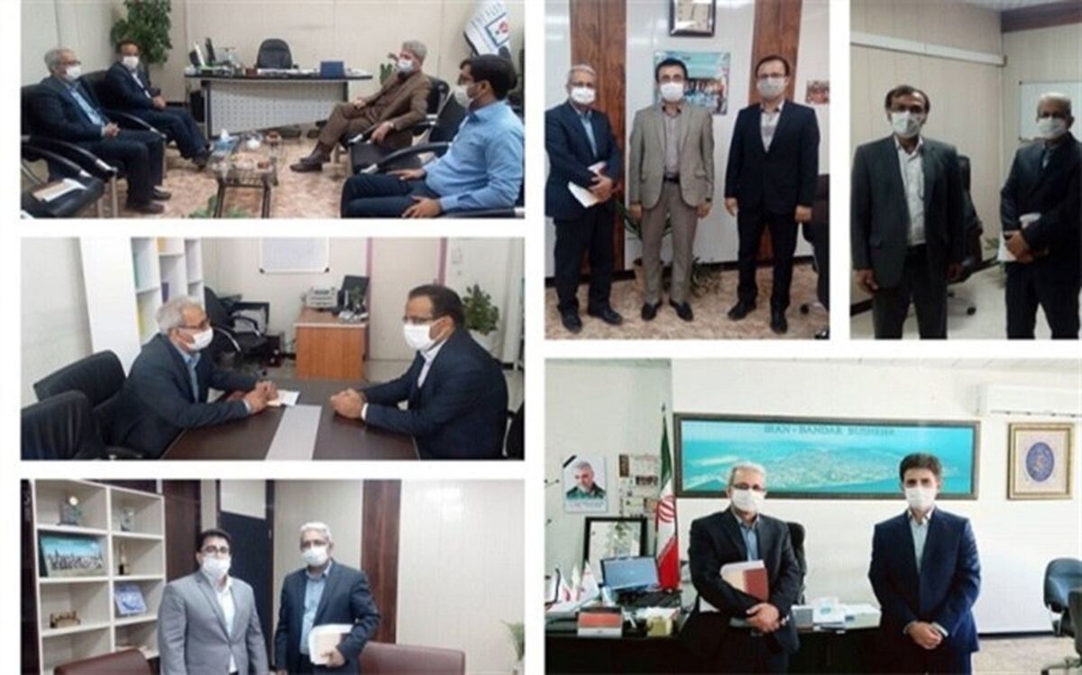 دیدار مدیر آموزش و پرورش شهرستان تنگستان با معاونین و روسای اداره کل آموزش و پرورش استان بوشهر  در زمینه مسایل آموزشی ، پرورشی و عمرانی