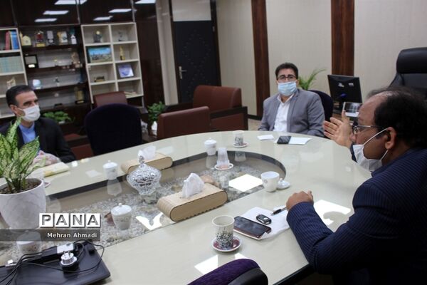 نشست معاونان آموزش و پرورش، پردیس دانشگاه فرهنگیان و  اداره استثنایی آموزش و پرورش بوشهر