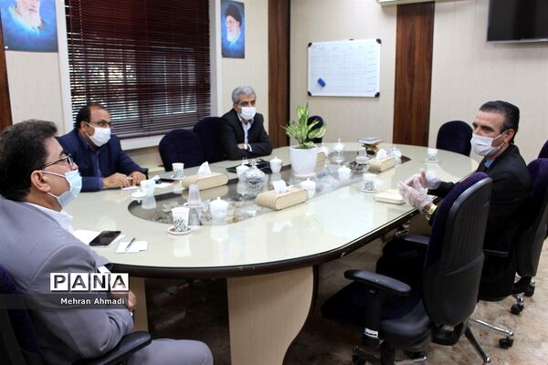 نشست معاونان آموزش و پرورش، پردیس دانشگاه فرهنگیان و  اداره استثنایی آموزش و پرورش بوشهر