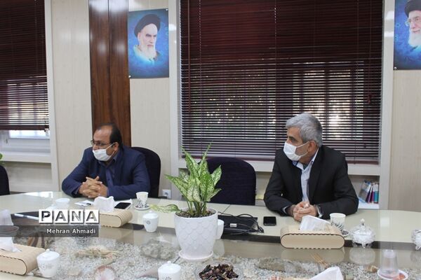 نشست معاونان آموزش و پرورش، پردیس دانشگاه فرهنگیان و  اداره استثنایی آموزش و پرورش بوشهر