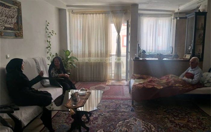 عیادت از هنرمند و پیشکسوت چاقوسازی استان زنجان