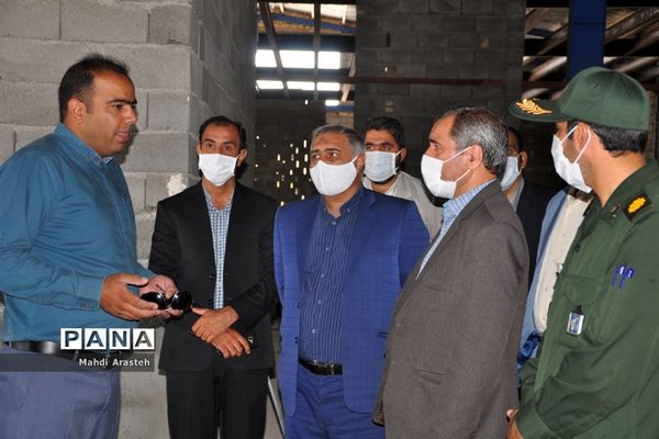 بازدید نماینده مردم شریف بیرجند از کشتارگاه درحال ساخت تمام صنعتی