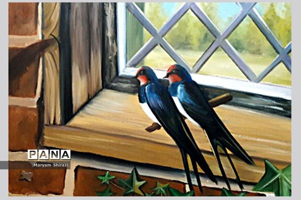 نمایشگاه مجازی آثار هنری دانش‌آموزان دبیرستان علوی شیراز