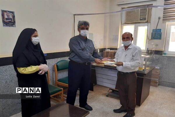 تجلیل از دختران آموزش و پرورش دشتی
