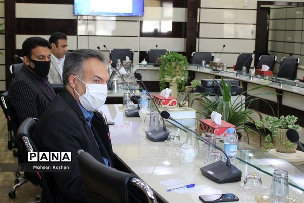 جلسه کمیته محتوی آموزشی معاون پرورشی و فرهنگی اداره‌کل آموزش و پرورش استان بوشهر