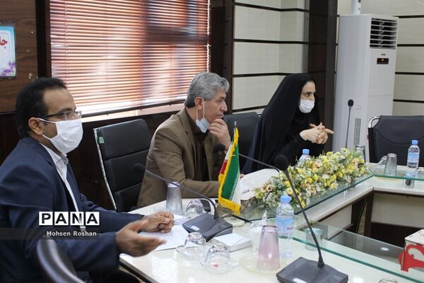 جلسه کمیته محتوی آموزشی معاون پرورشی و فرهنگی اداره‌کل آموزش و پرورش استان بوشهر