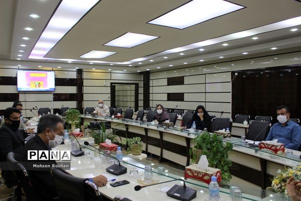 جلسه کمیته محتوی آموزشی معاون پرورشی و فرهنگی اداره‌کل آموزش و پرورش استان بوشهر