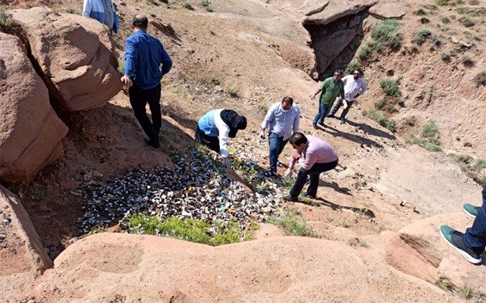 جمع آوری داروهای رها شده در جاده باباباغی
